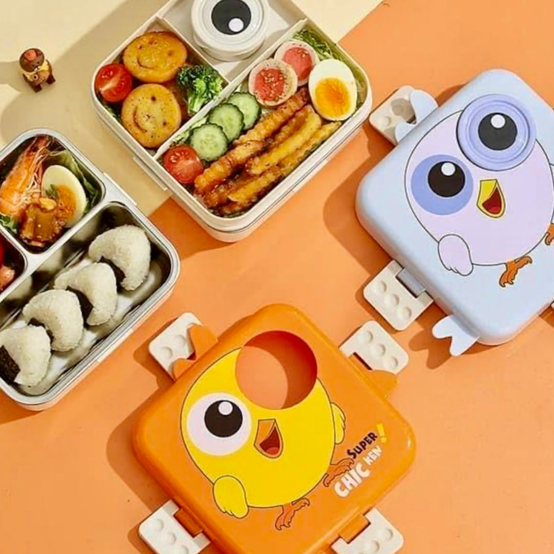 🐥🥪 Super Chick Kids Lunch Box