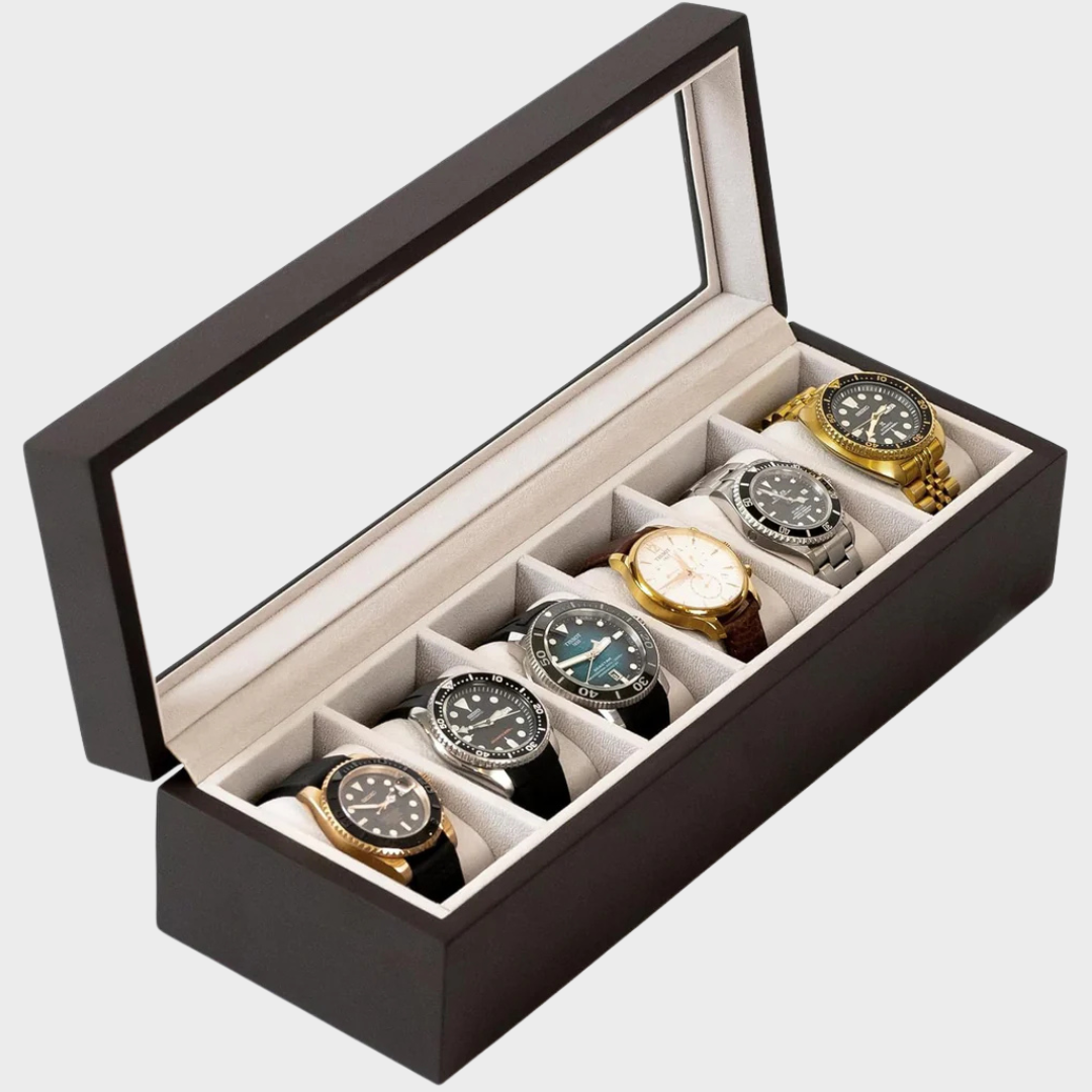 6 Slot Watch Storage