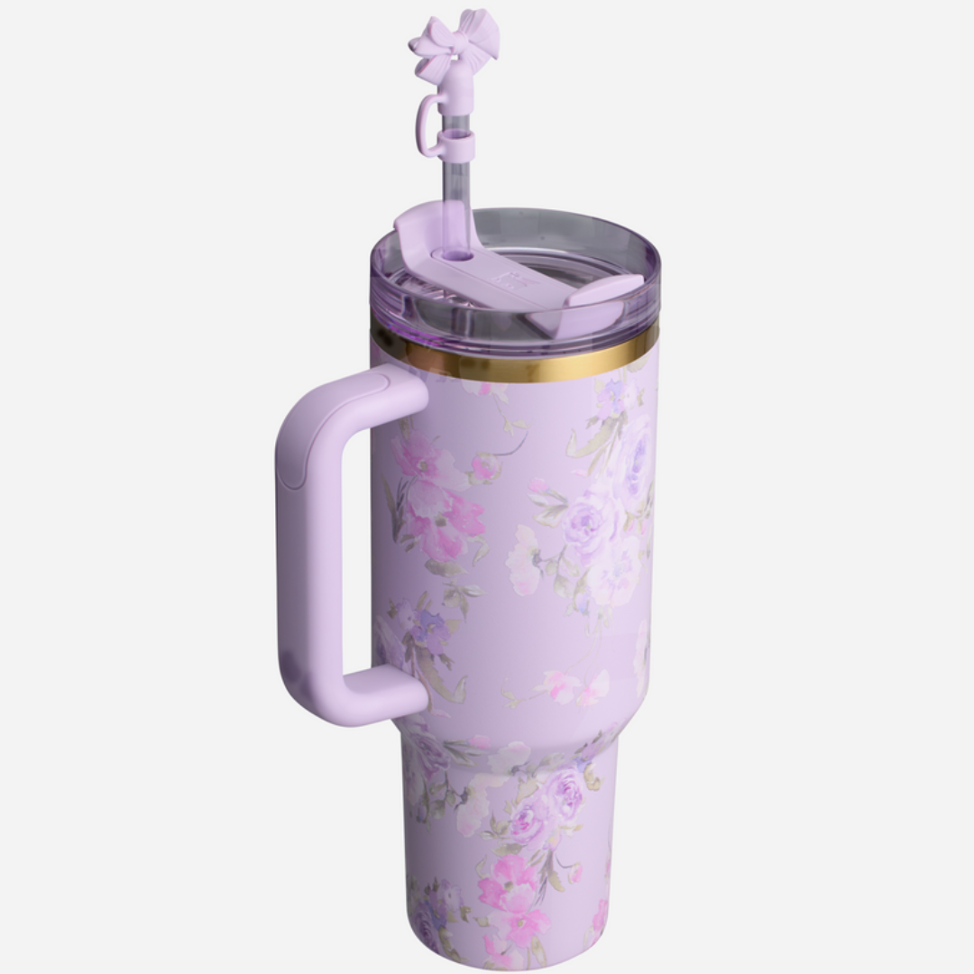 STANLEY X LOVESHACKFANCY FLOWSTATE QUENCHER 40OZ TUMBLER | HAPPYTHOUGHTS