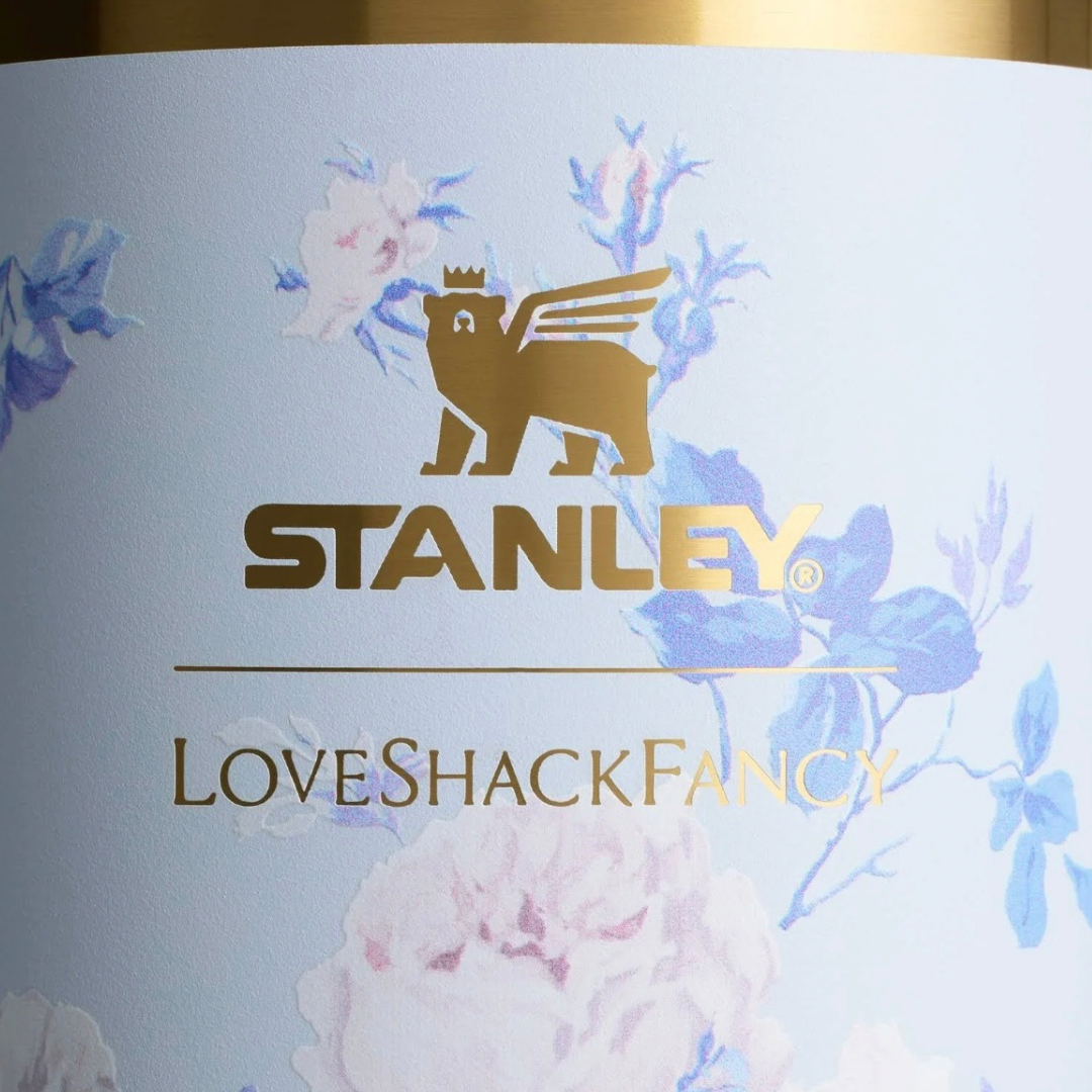 STANLEY X LOVESHACKFANCY FLOWSTATE QUENCHER 40OZ TUMBLER| EVERBLOOMING ROSETTES