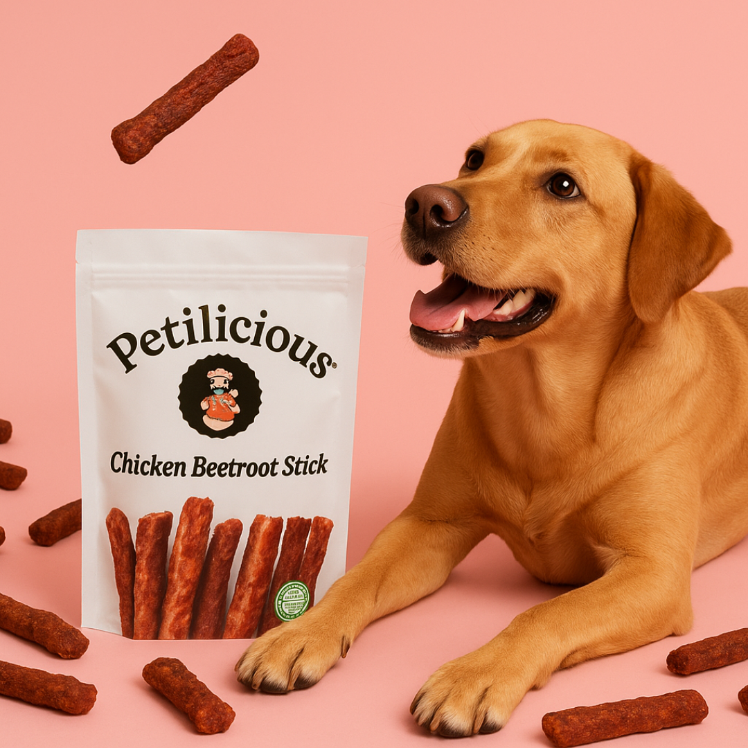 Petilicious Chicken Beetroot Crunch Sticks