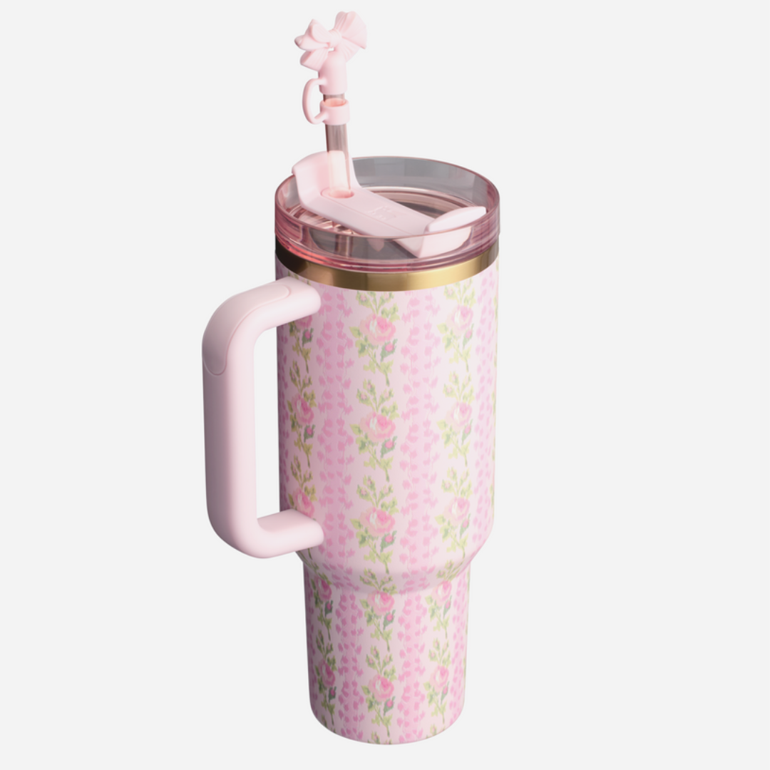 Stanley x LoveShackFancy Flowstate Quencher 40oz Tumbler | BloomingHeirloom