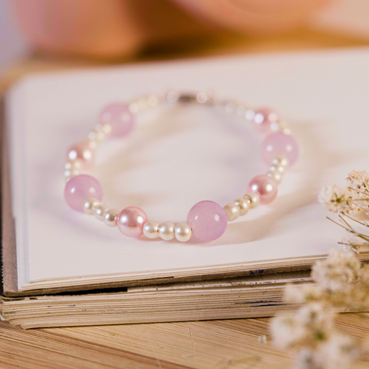 Blushing Pearl Elegance Bracelet