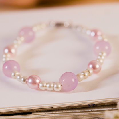 Blushing Pearl Elegance Bracelet