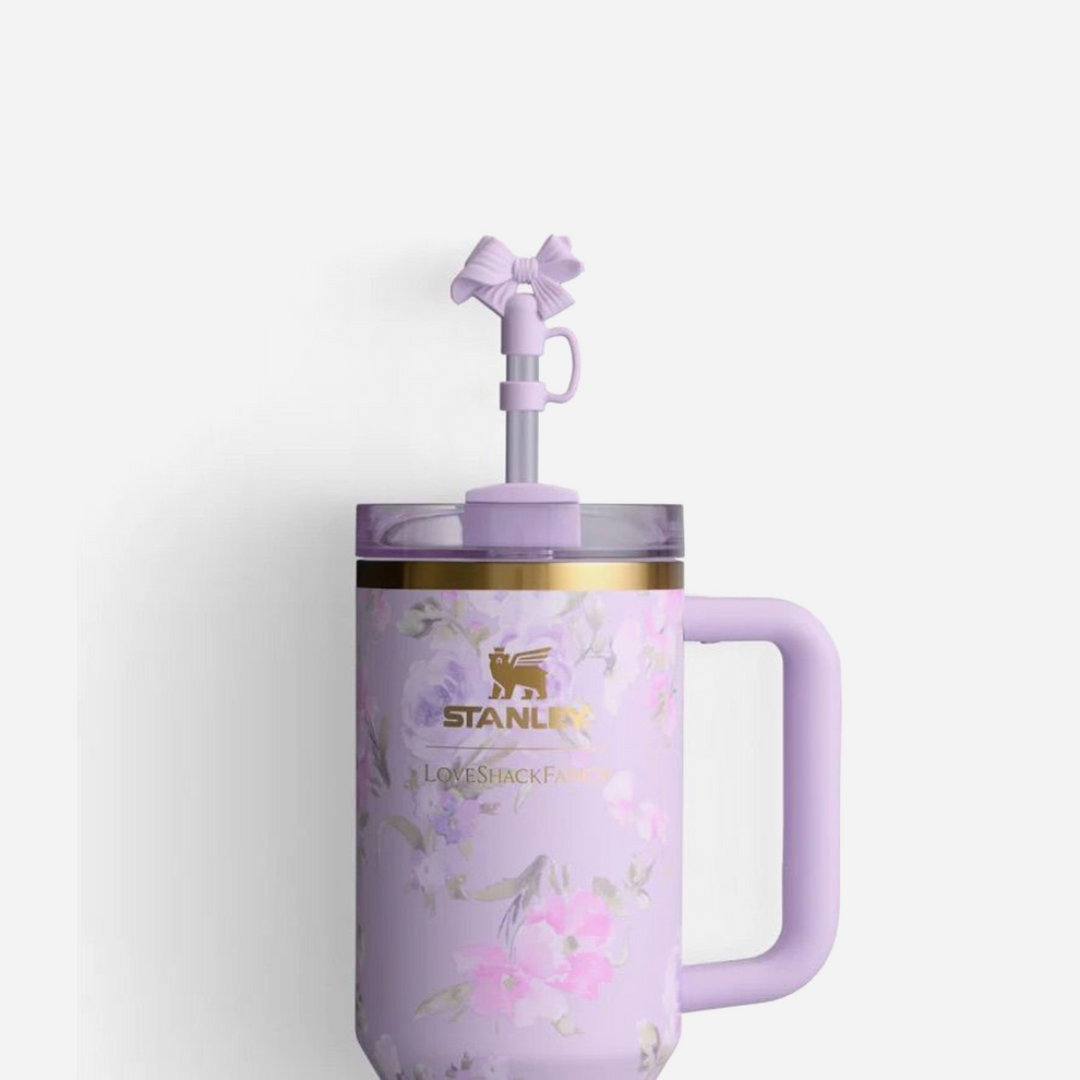 STANLEY X LOVESHACKFANCY FLOWSTATE QUENCHER 40OZ TUMBLER | HAPPYTHOUGHTS