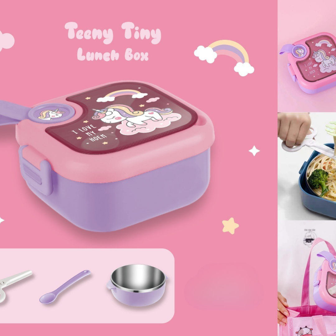 🦄 Magical Unicorn Kids Lunch Box