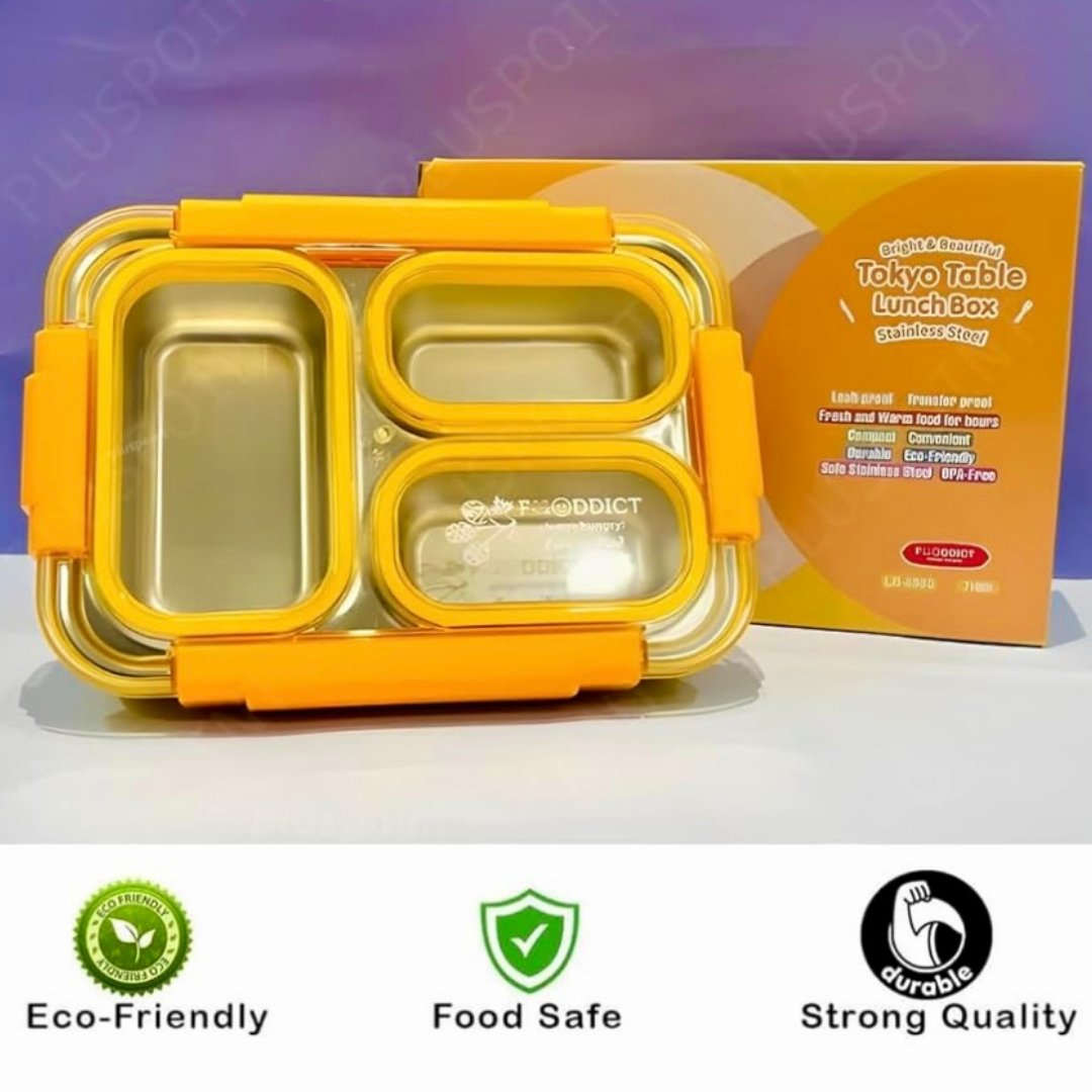 🍱 Fooddict Stainless Steel Bento Lunch Box