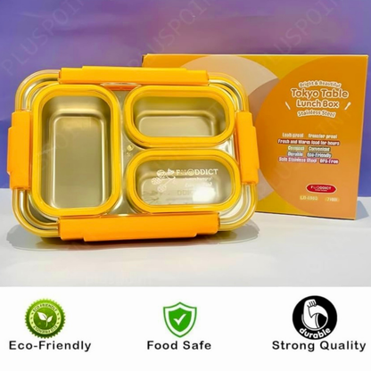 🍱 Fooddict Stainless Steel Bento Lunch Box