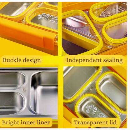 🍱 Fooddict Stainless Steel Bento Lunch Box