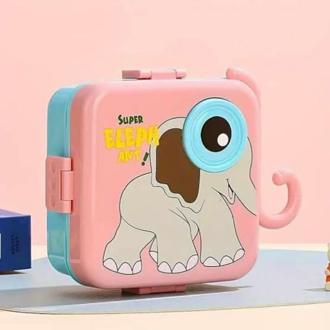 🐘🍱 Super Elephant Kids Lunch Box