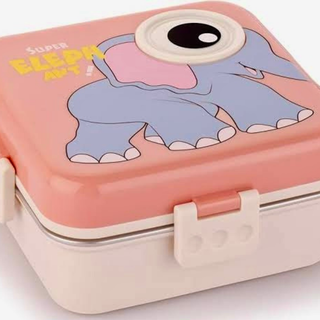 🐘🍱 Super Elephant Kids Lunch Box