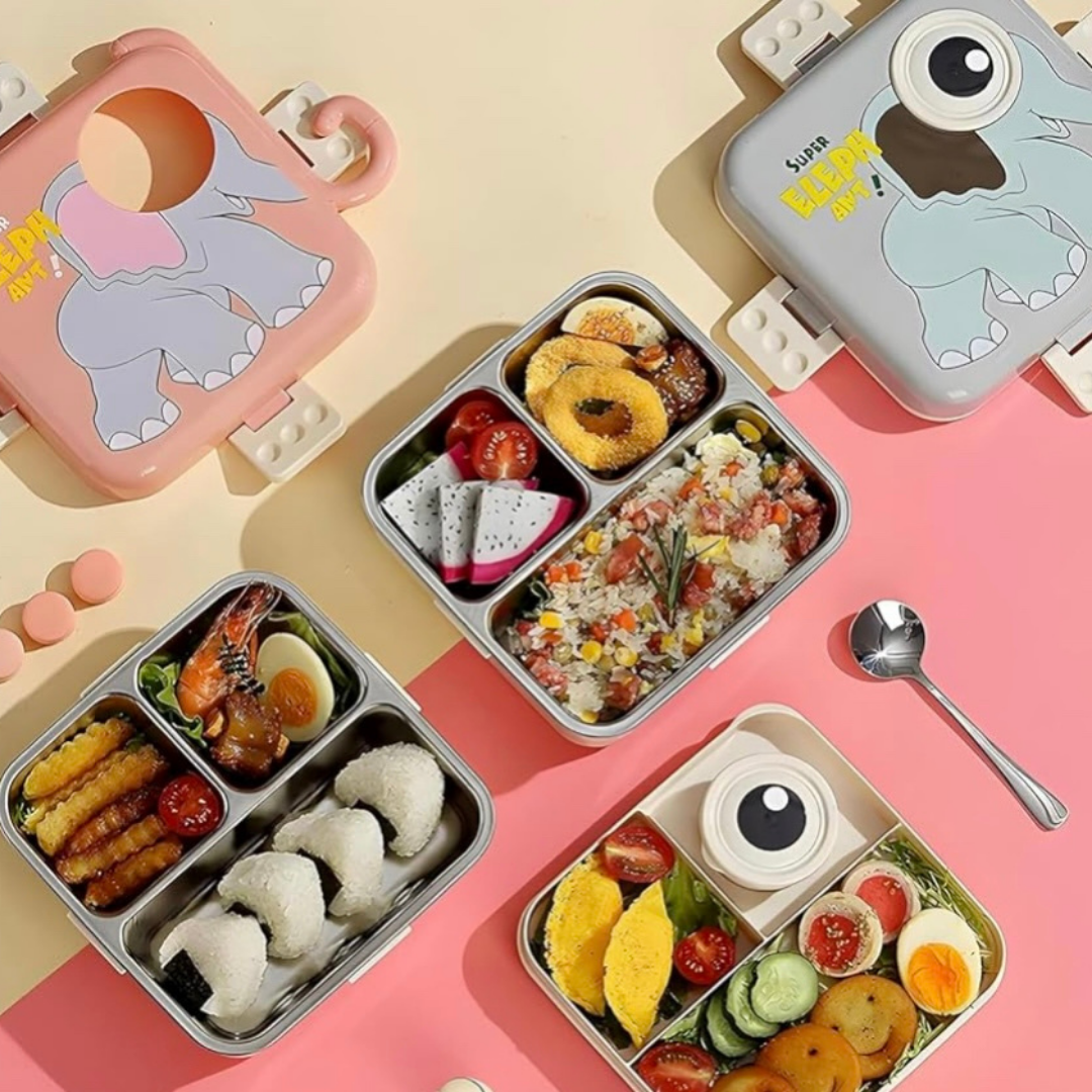 🐘🍱 Super Elephant Kids Lunch Box