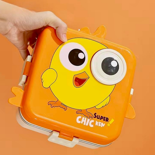 🐥🥪 Super Chick Kids Lunch Box