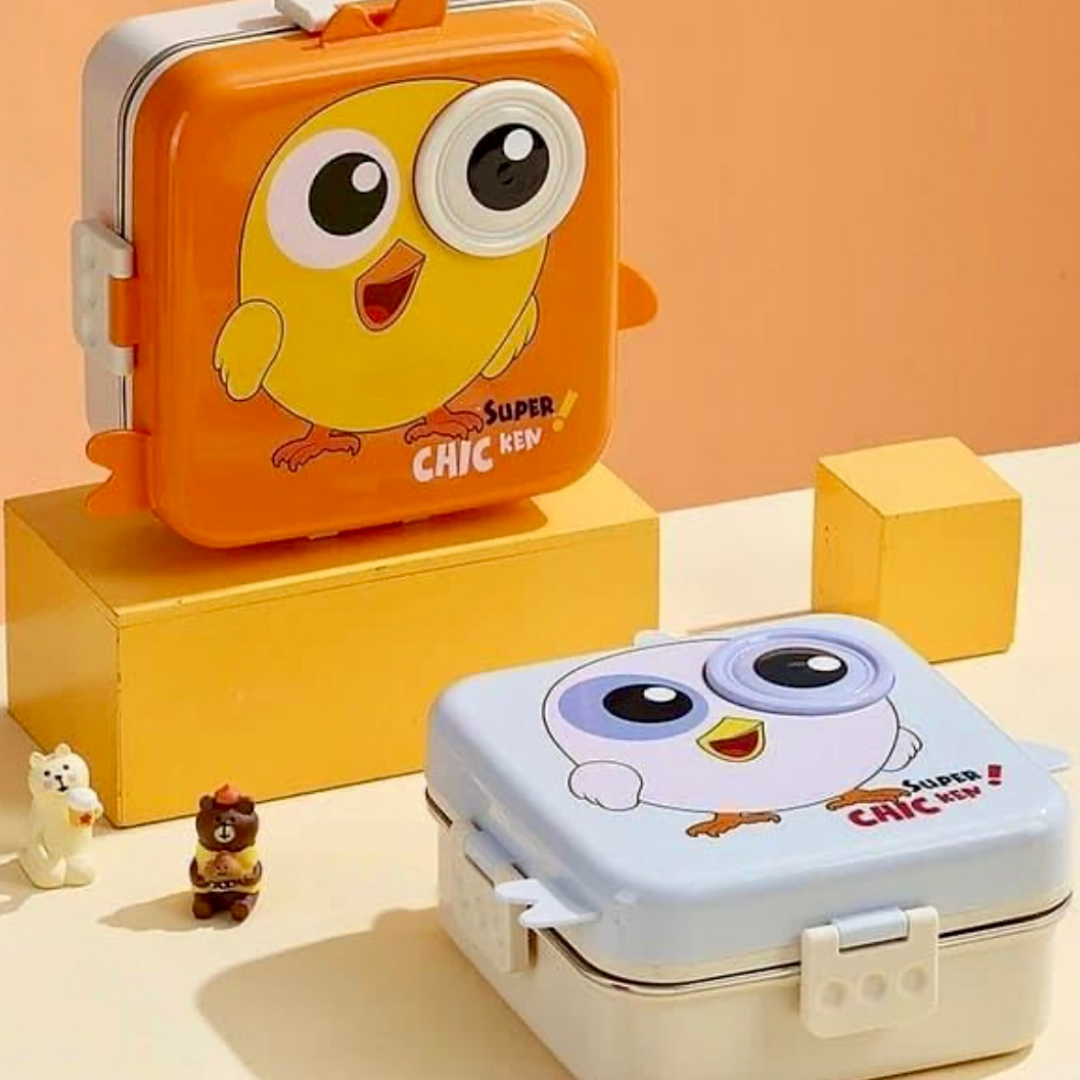 🐥🥪 Super Chick Kids Lunch Box