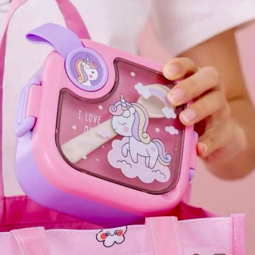 🦄 Magical Unicorn Kids Lunch Box