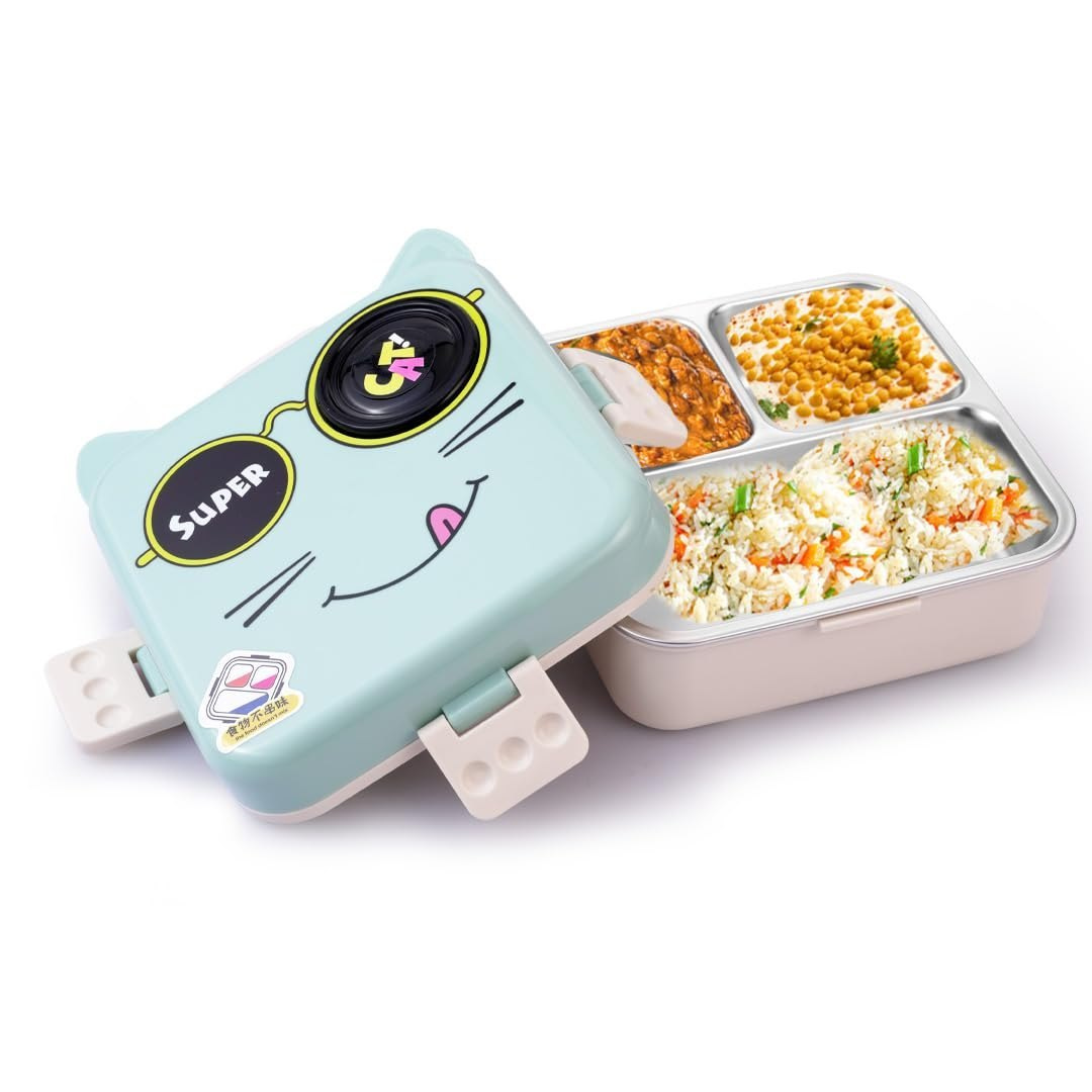 😎🐱 Cool Cat Kids Bento Lunch Box