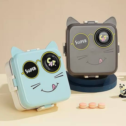 😎🐱 Cool Cat Kids Bento Lunch Box