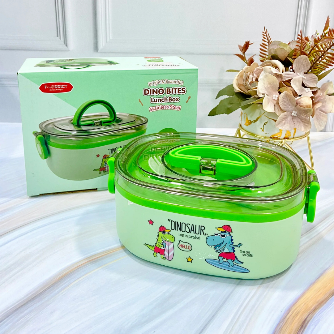 Dino Paradise Kids Lunch Box 🦖🥗✨