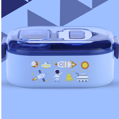 🚀 Astronaut Stainless Steel Lunch Box