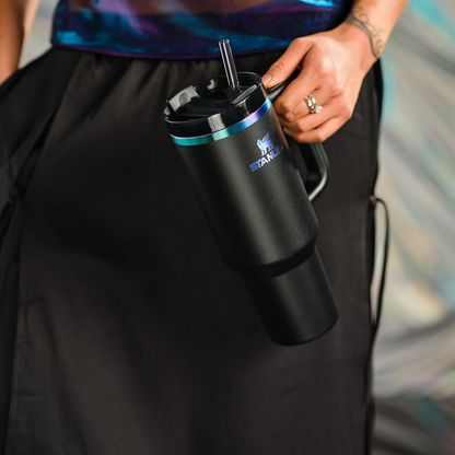 Black Glossy Quencher H2.0 FlowState™ Tumbler | 40 oz