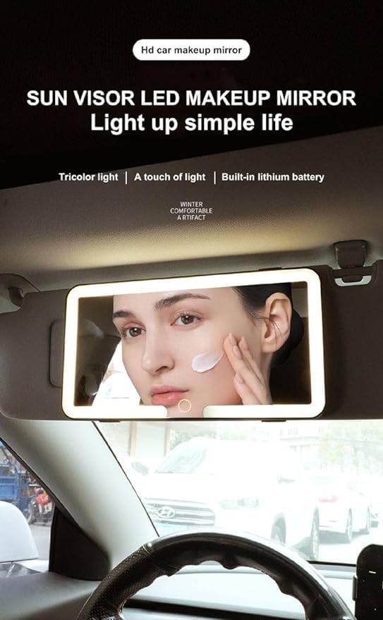 PureGlow Car Mirror
