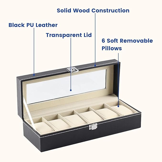 6 Slot Watch Storage