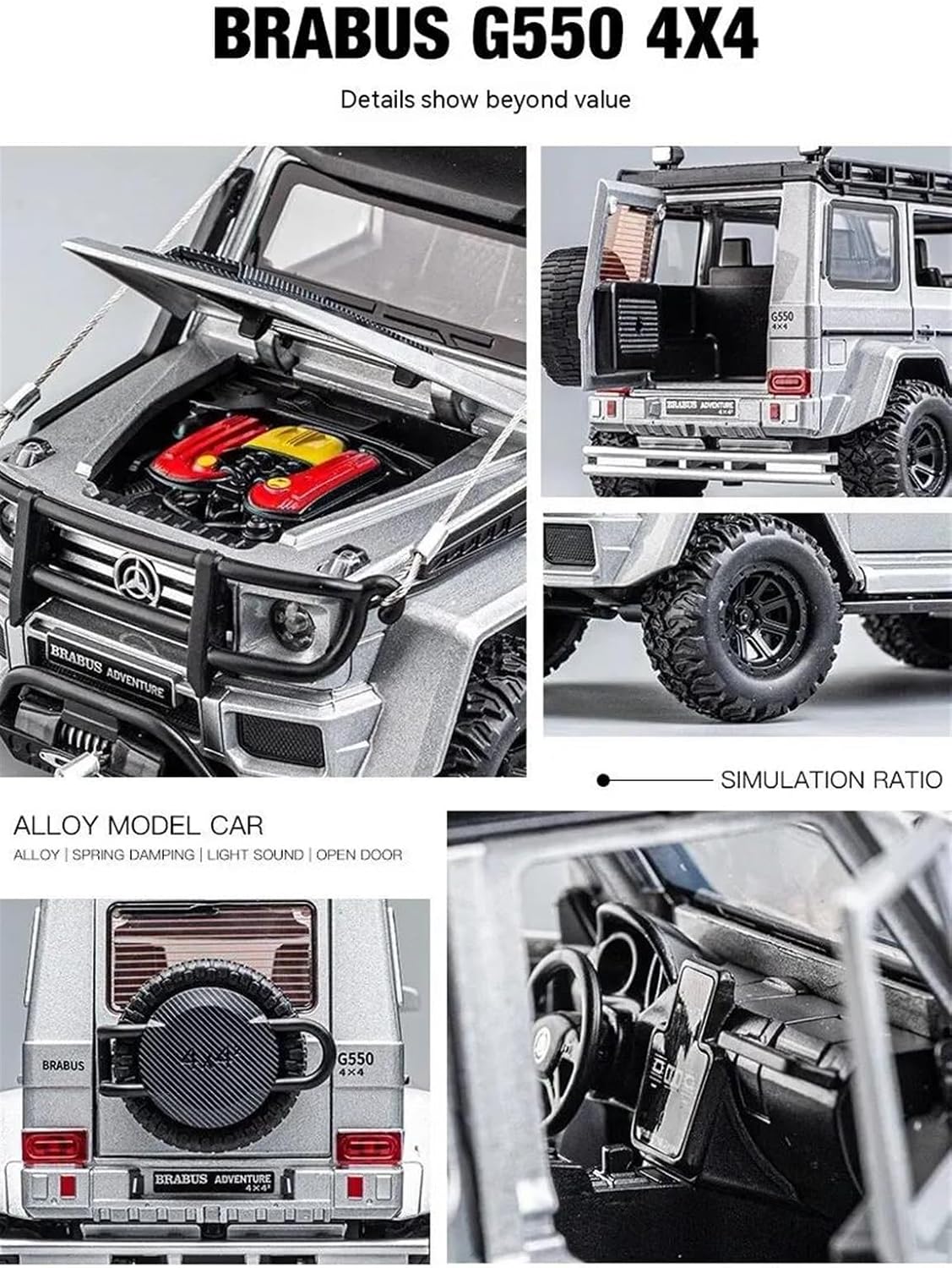 1:24 Brabos G550 Metal Car