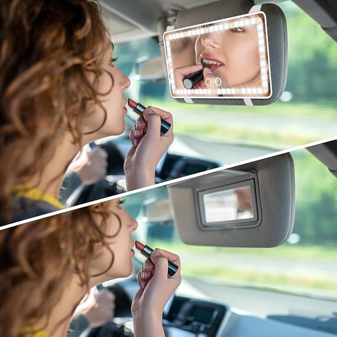 PureGlow Car Mirror