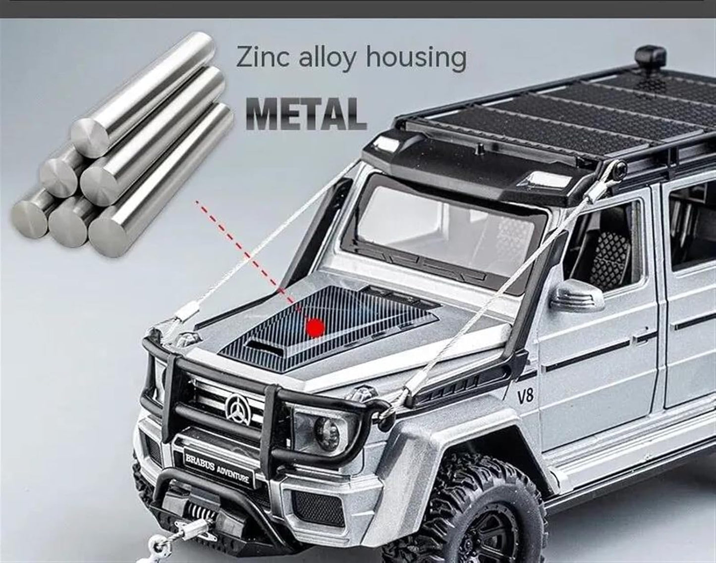 1:24 Brabos G550 Metal Car