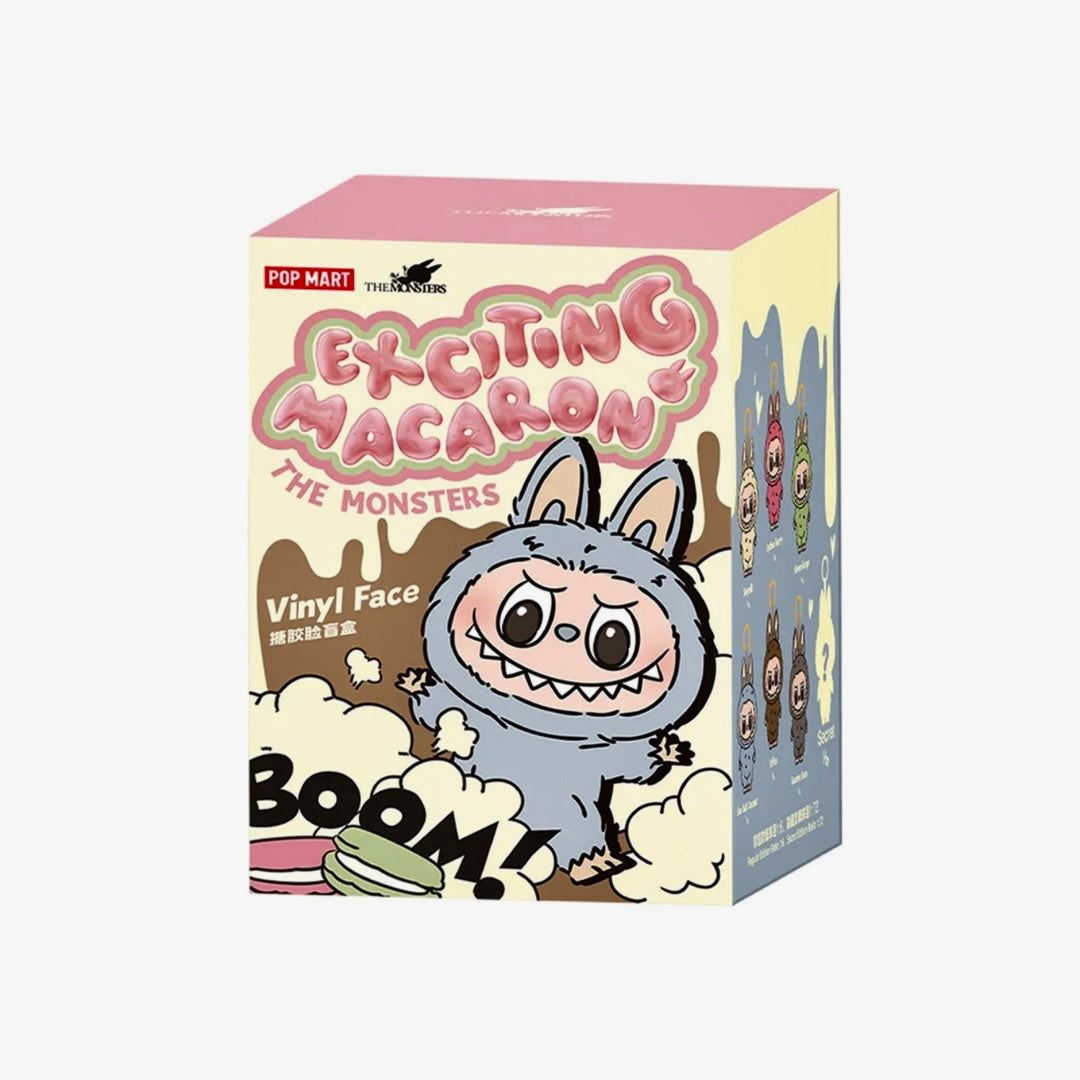 POP MART LABUBU THE EXCITING MACARONS VINYL FACE SEALED CASE