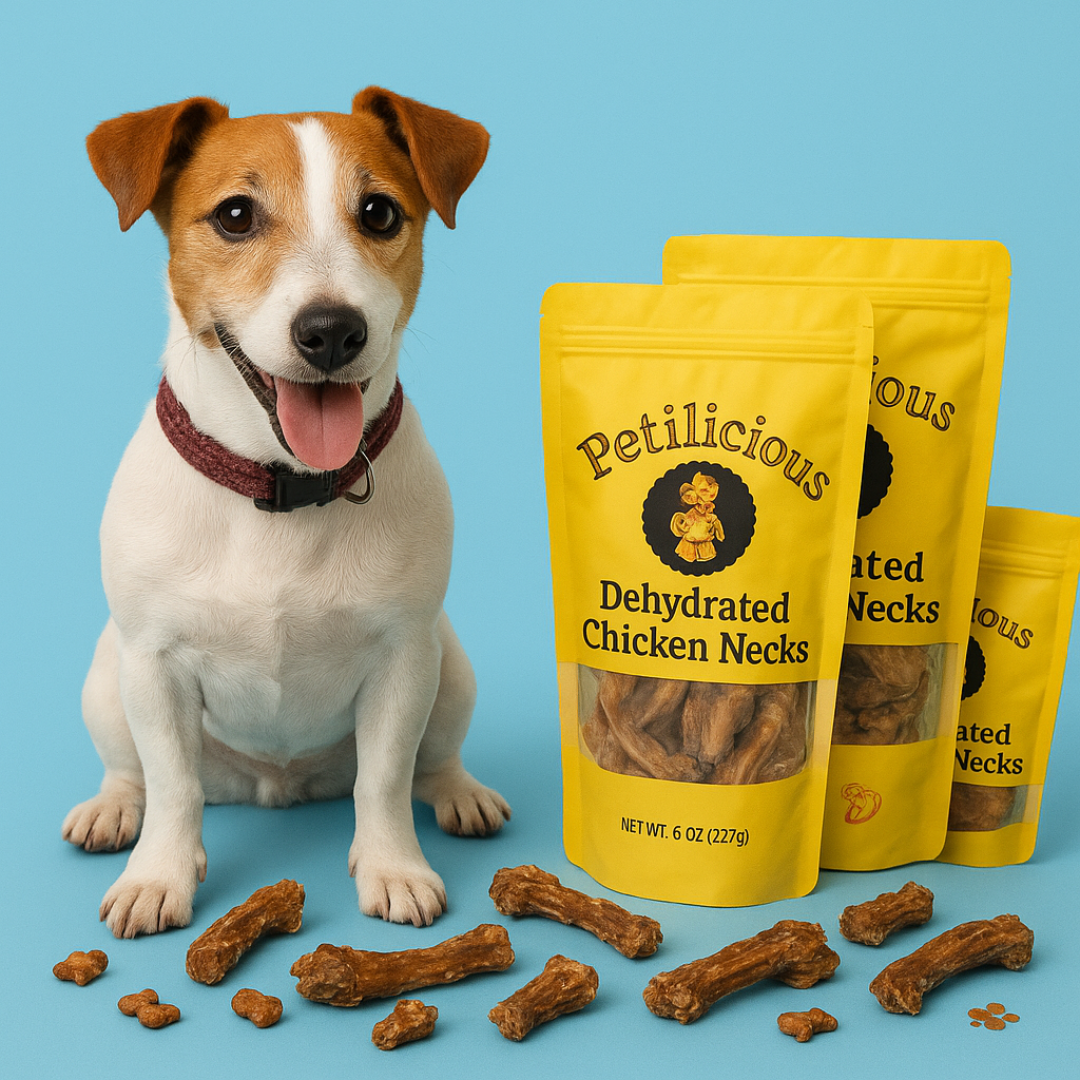 Petilicious Crunchy Dehydrated Chicken Necks