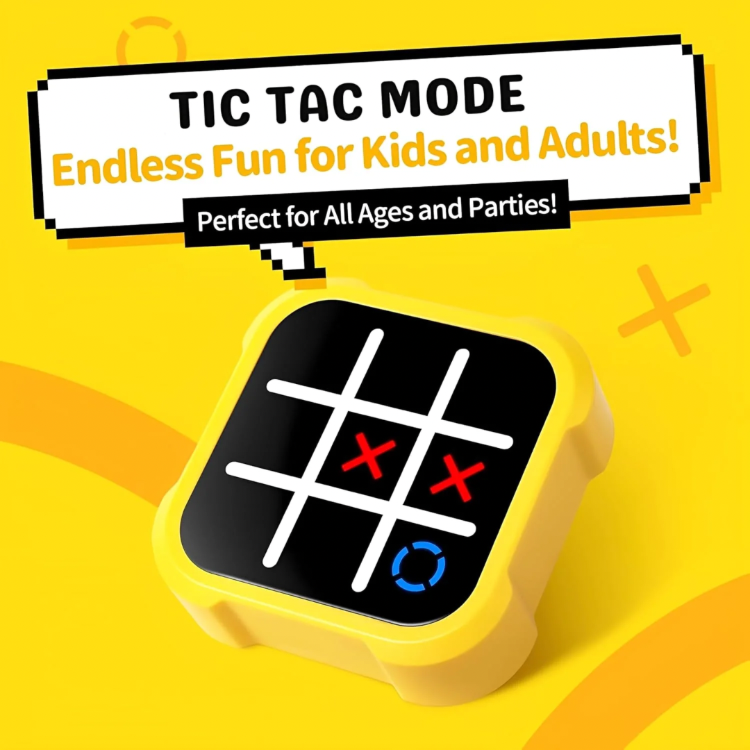 4-in-1 Electronic Tic Tac Toe & Memory Game